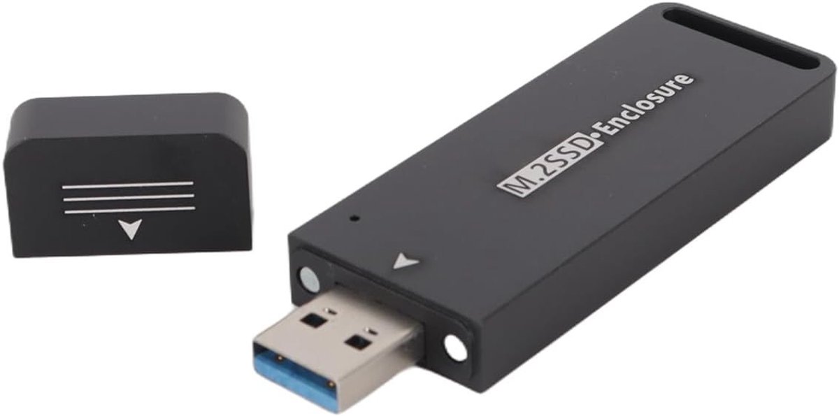Externe behuizing voor M.2 NVMe SSD met USB 3.0, 10Gbps snelheid en RTL9210B chipset