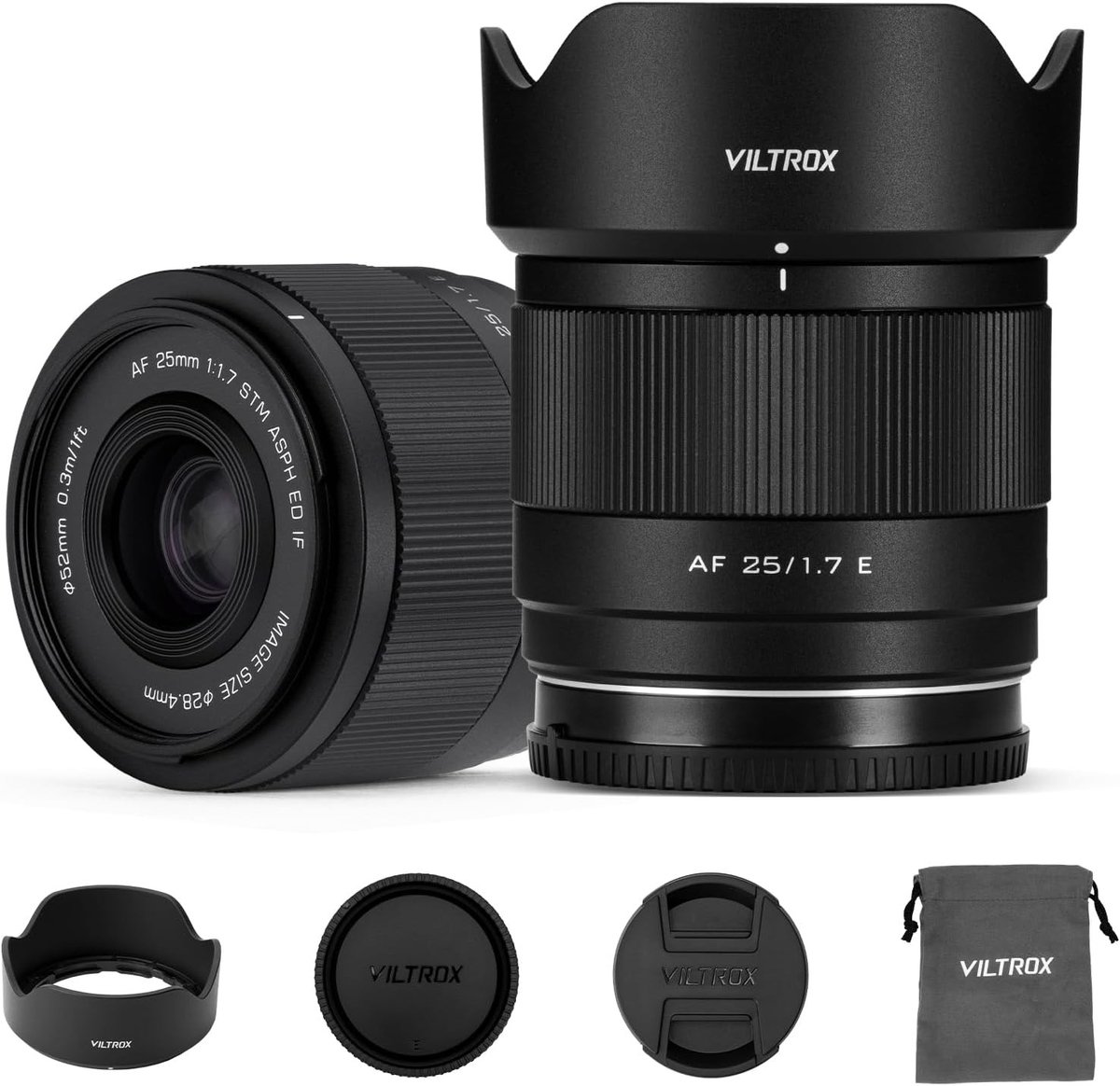25mm F1.7 Air FE Pocket Dispo Lens - Compacte Autofocus Prime Lens voor Sony E-Mount met Grote Diafragma en APS-C Compatibiliteit