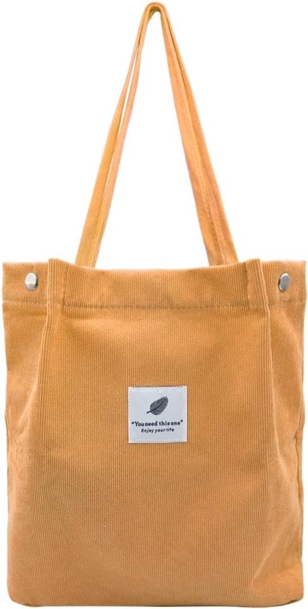 Ribbelvelvet Schoudertas voor Dames - Grote Capaciteit, Kleurige Lijnen, Ideaal voor Winkelen, School en Reizen
