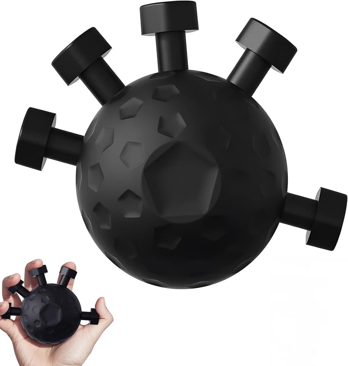 Handtrainer voor Vingers en Onderarmen - Spieropbouw en Gripversterking voor Muzikanten, Atleten en Bokser