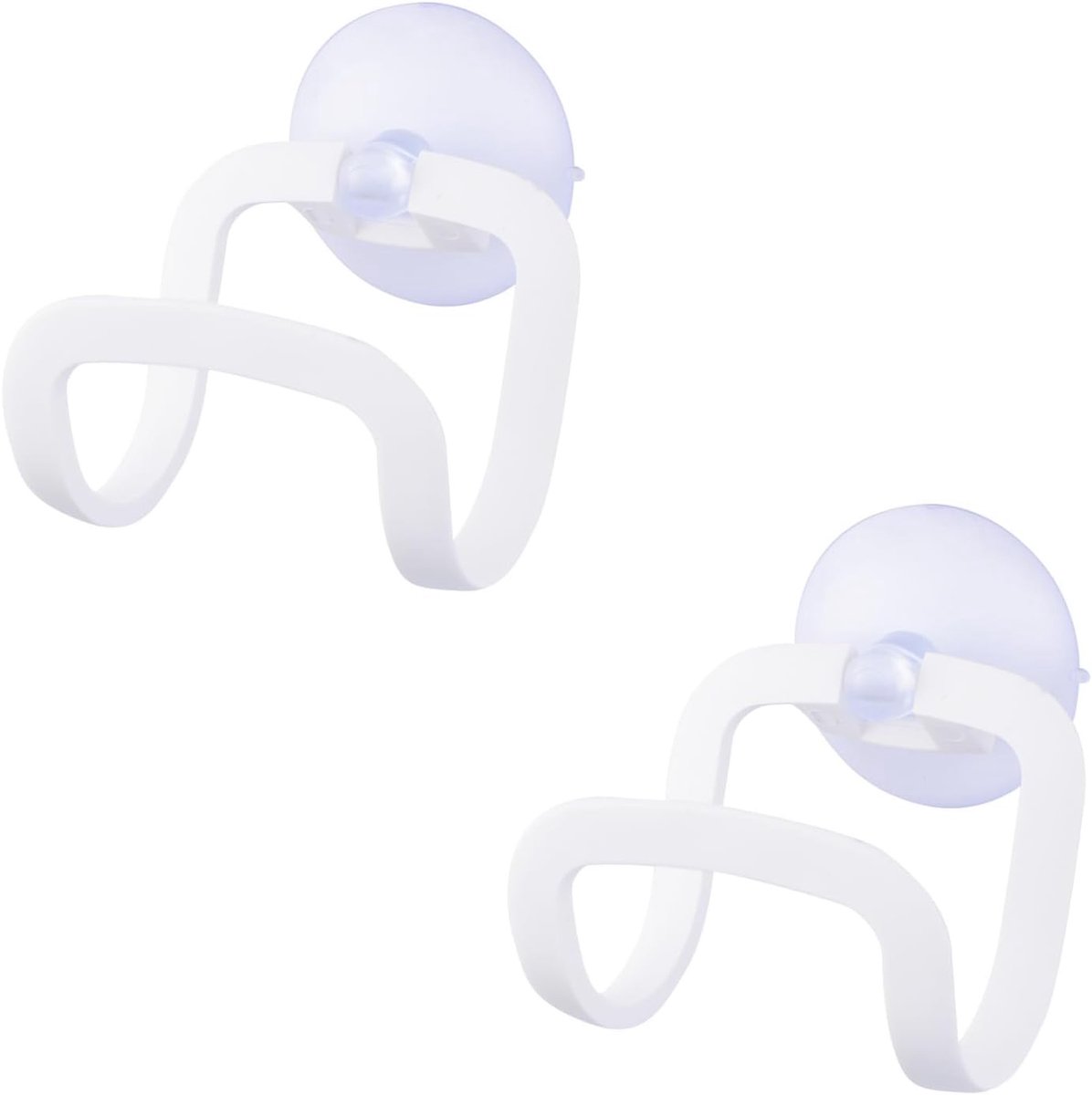 2 Stuks U-vormige Afwasbak Opbergrek met Zuignappen, Ideaal voor Sponsen en Keukenaccessoires