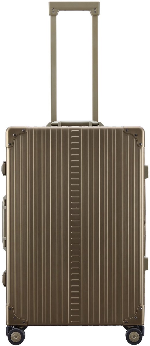Aleon Traveler trolley met 4 wielen, Aluminium, 67 cm - Harde bagage - TSA slot - bronze