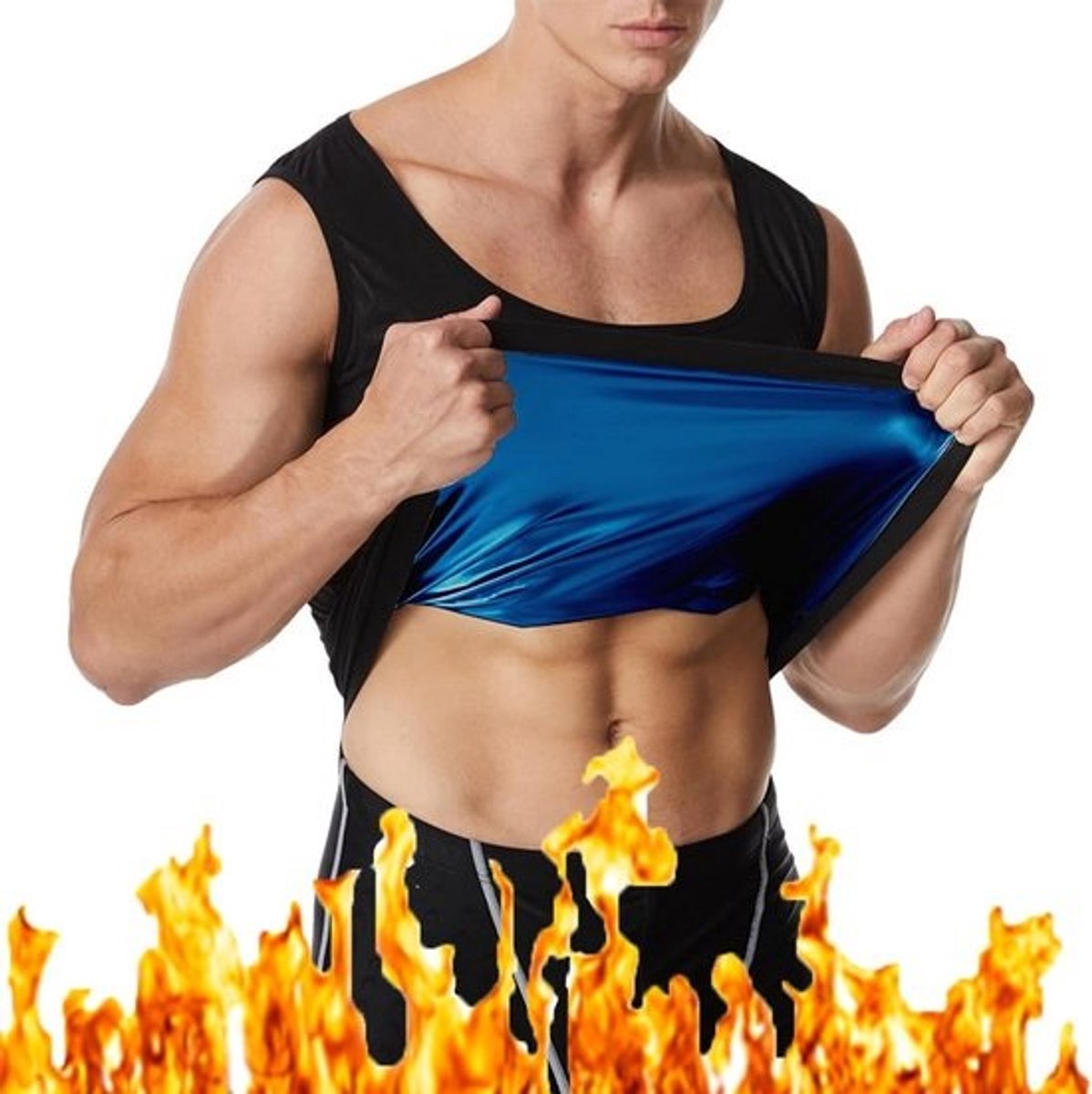 Sauna Vest Heren voor Gewichtsverlies en Fitness - Zweetvest voor Slanker Lichaam