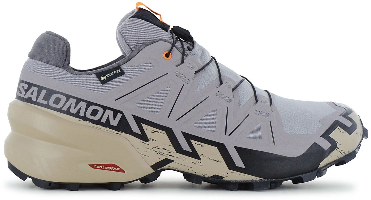 Salomon Speedcross 6 GTX - GORE-TEX - Heren Trail-Running Schoenen Hardloopschoenen Grijs 478534 , Maat: EU 48 UK 12.5