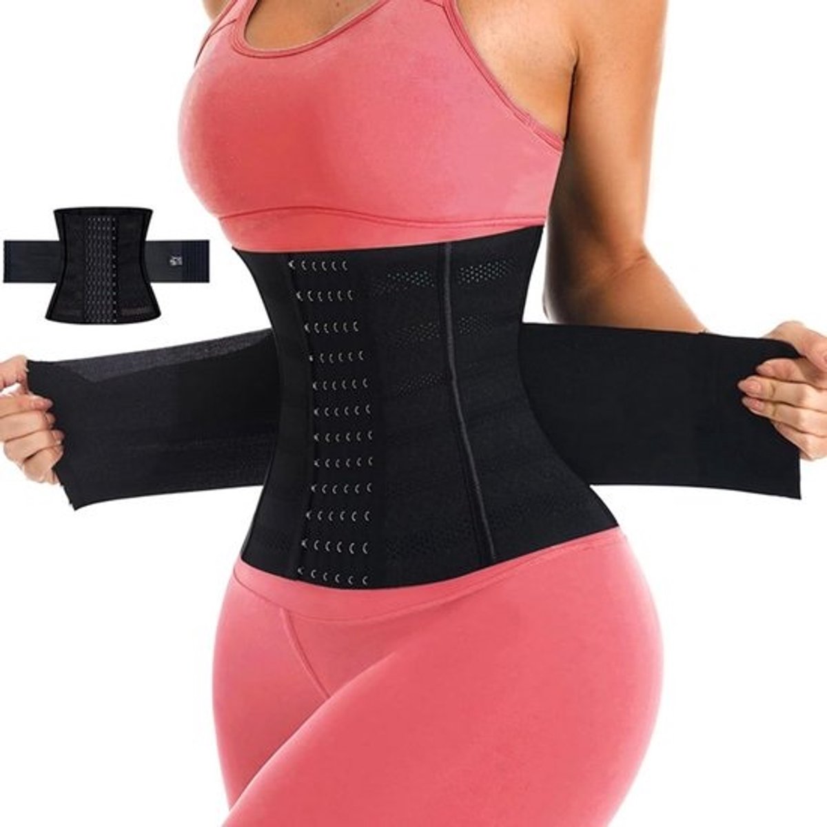 Taille Trainer voor Dames en Heren voor Figuurcorrectie en Fitness - Verstelbare Buikband