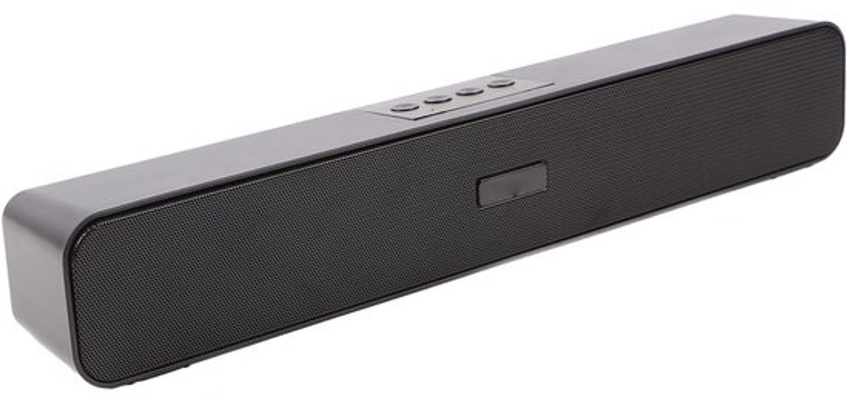 Draadloze en Bekabelde Soundbar voor PC en Laptop - Bluetooth, FM Radio & USB/SD Ondersteuning
