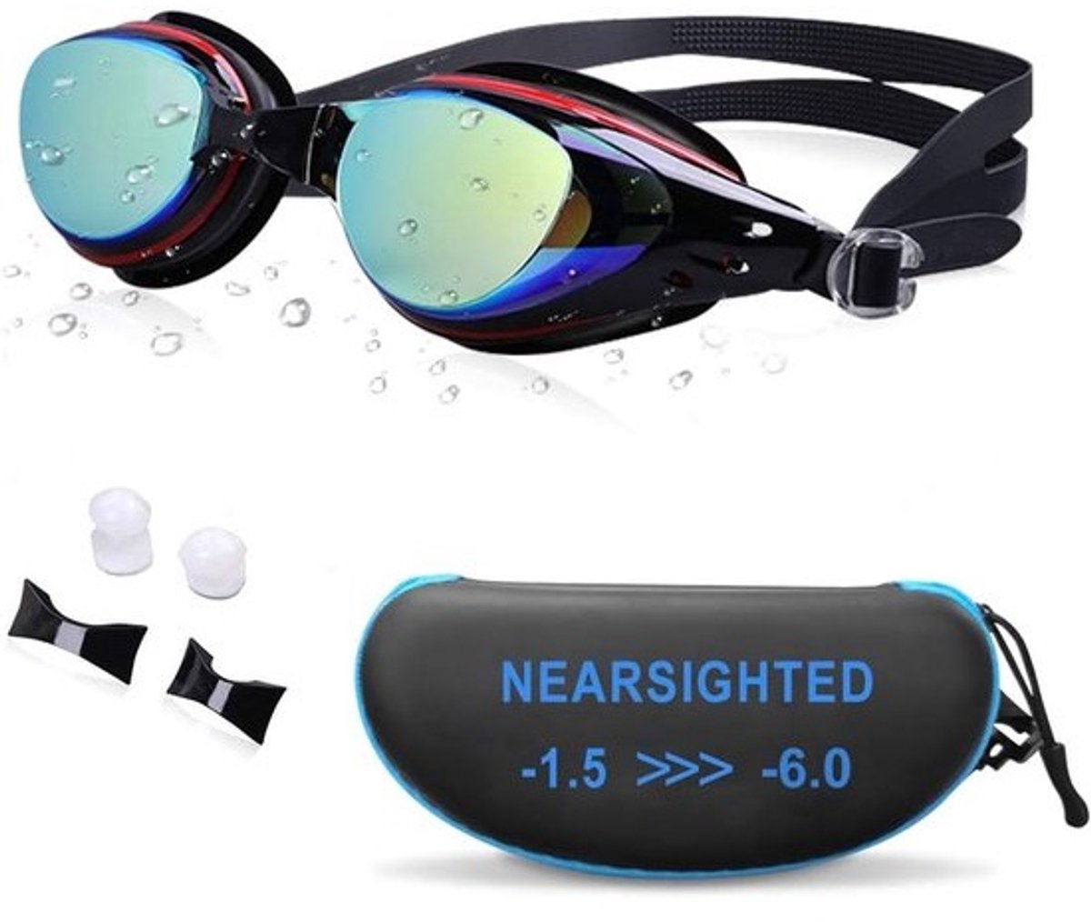 Zwem Goggles - Myopie Bril - Zicht Verbeteren - Modulair Ontwerp
