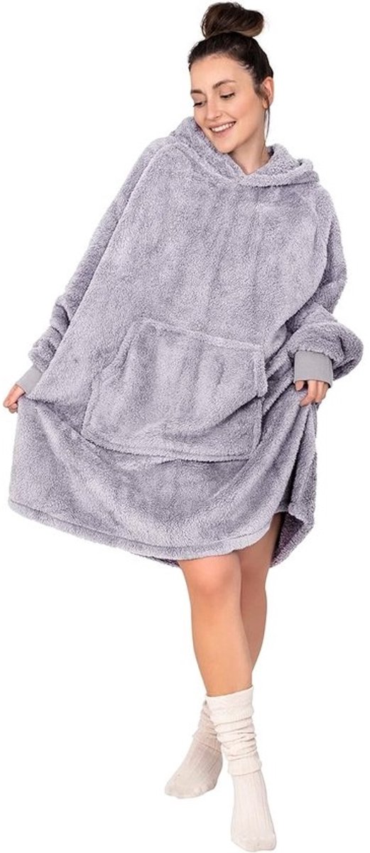 Fleece Hoodie Deken – Plaid Met Mouwen – Hoodie Plaid - Warmtedeken