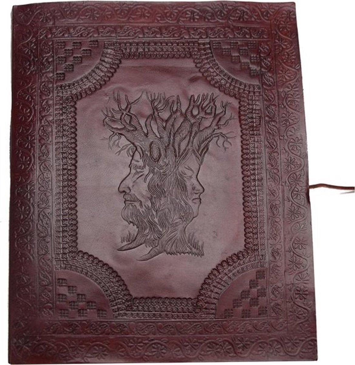 Groot Hardcover Notitieboek met Katoenpapier - Handgemaakt