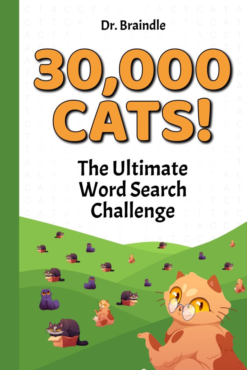 30,000 Cats!: The Ultimate Word Search Challenge - ShopVlot