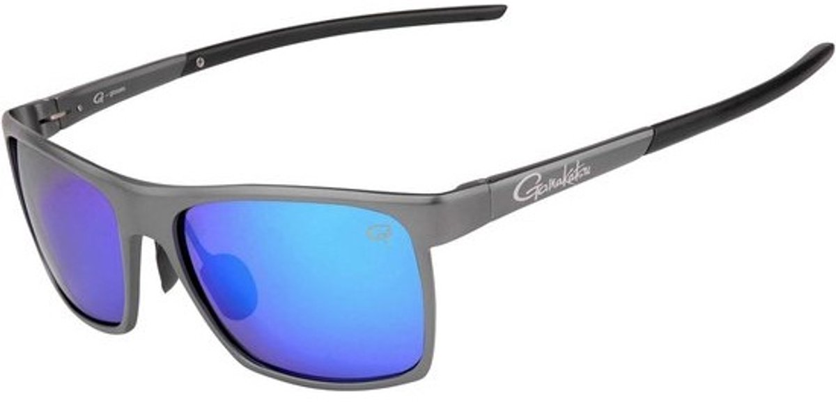 Polarisatiebril - Visbril - Vissen Buiten - Aluminium Frame - 17x8x5 cm - Grijs Blauw