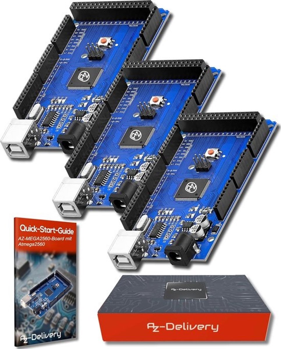 3-Pack Krachtige Microcontroller Board met E-Book voor Complexe Projecten
