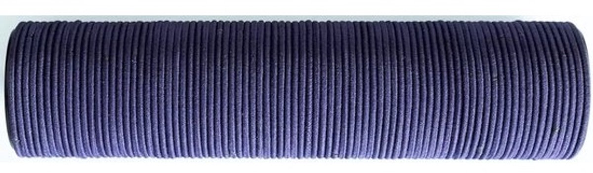 100x Dunne Elastiekjes 2mm Zonder Metalen Koppeling voor Haarstyling