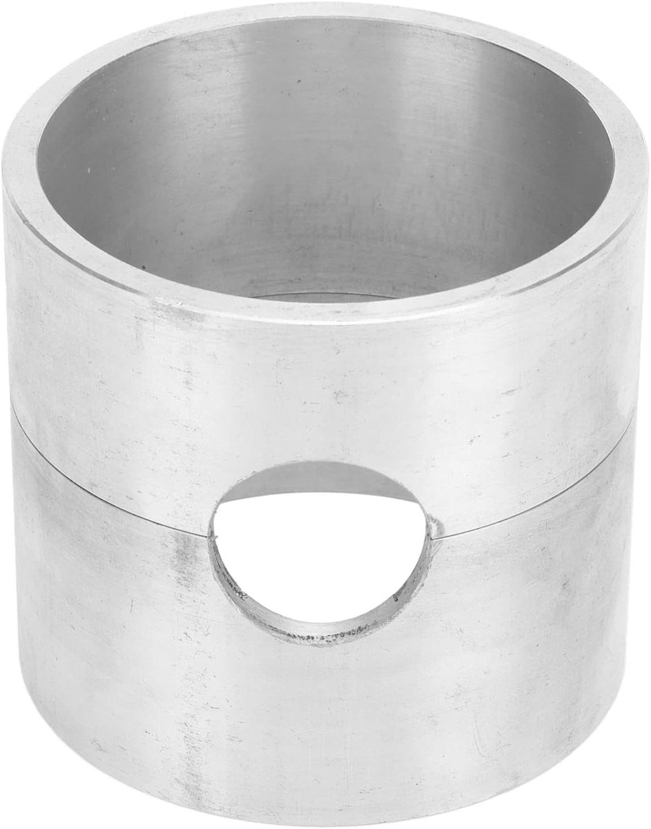 Cilindrische Smeltkroes van Aluminiumlegering voor Juweliers en Metaalambachten met Goede Warmteafvoer en Duurzaam Ontwerp