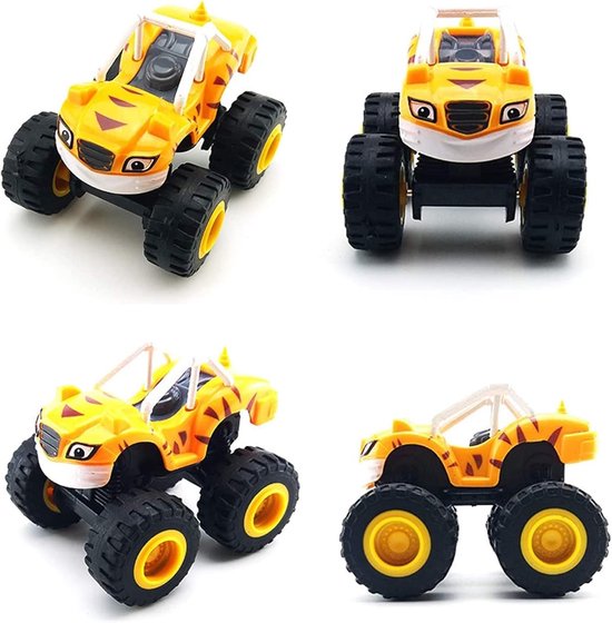 6 stuks monster machine speelgoedautos - Mini machine speelgoed truckset - Machine speelgoed step - Geen batterijen nodig - Geschikt voor kinderen van 3-6 jaar van Autrucker — afbeelding 3