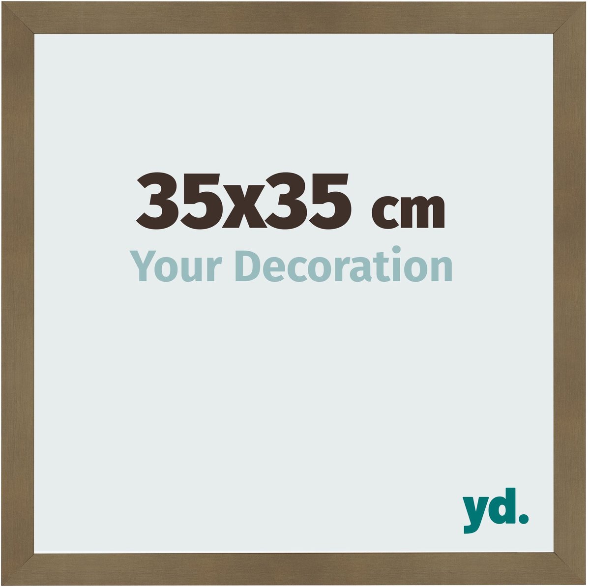 Your Decoration - Fotolijst 35x35 cm - MDF - Brons Decor - Bologna