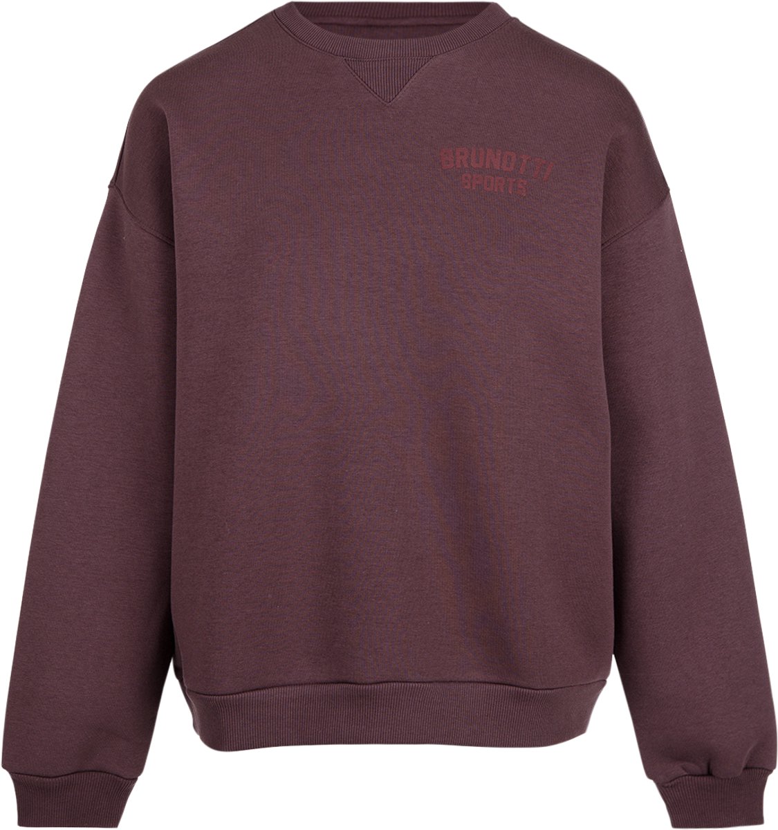 Brunotti - Almy Sweater Dames - Raisin - Trui - Crewneck - Loose fit - Rib Details - XXL