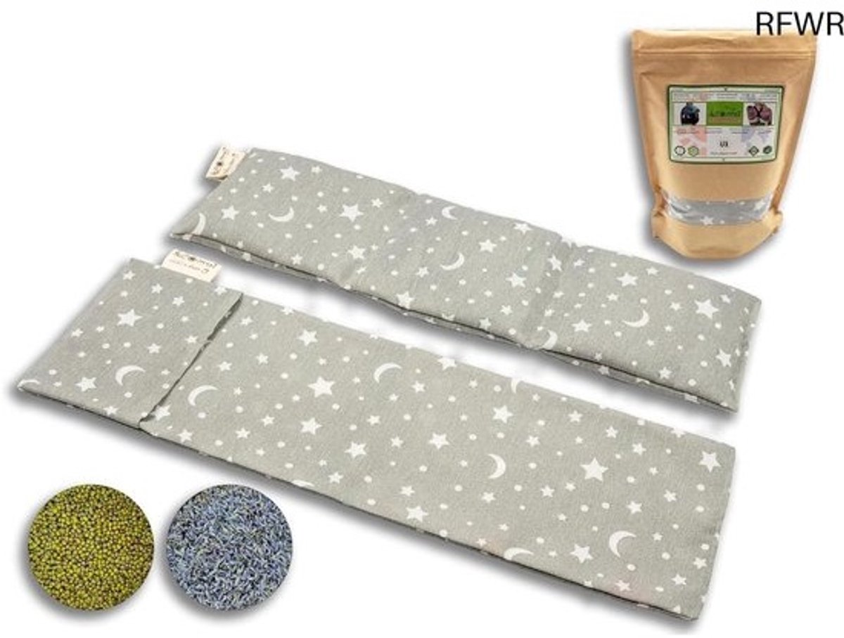 RFWR® Warmtekussen met Lavendel en Sojazaden - Wasbare Hoes, 45x14, Magnetron & Vriezer