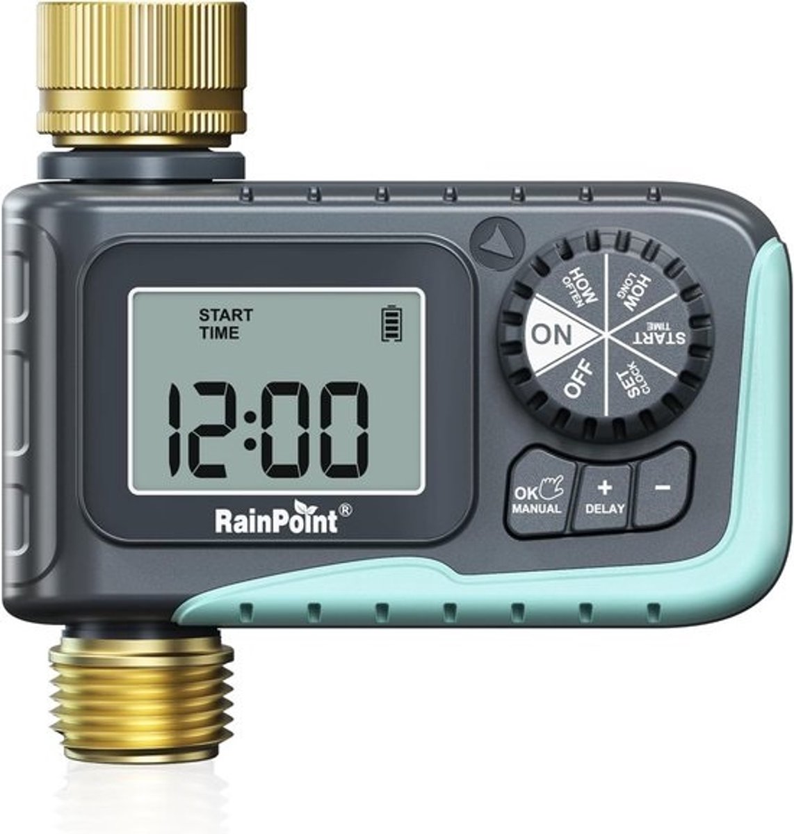 Programmeerde Tuinslang Timer met Regenvertraging en Handmatige Bewatering