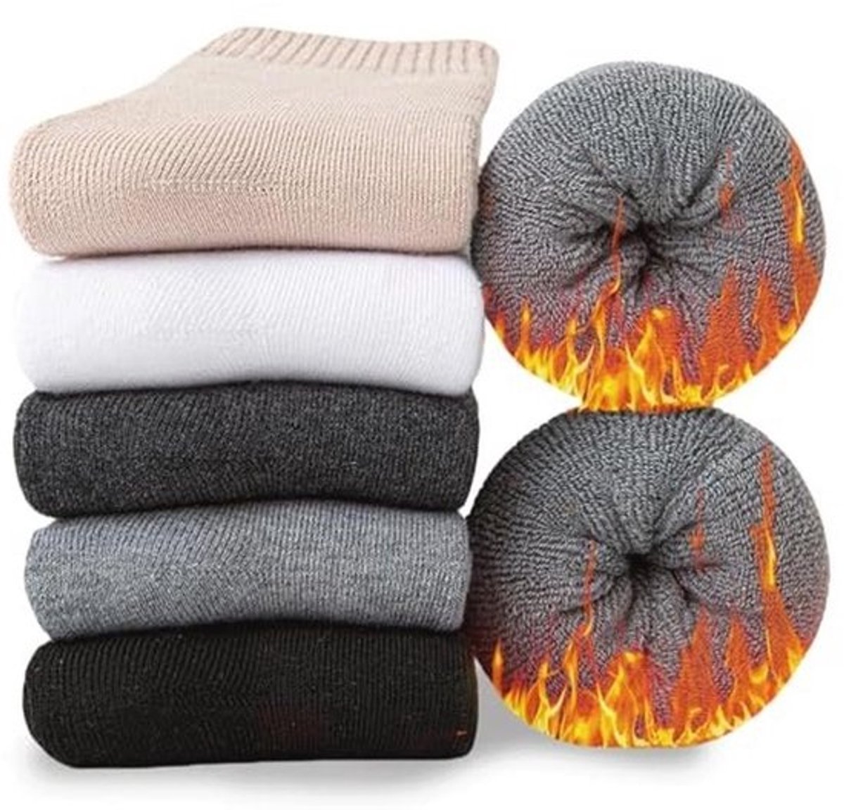 Dikke Warme Vrouwen Thermosokken - Perfect voor Wandelen en Winter