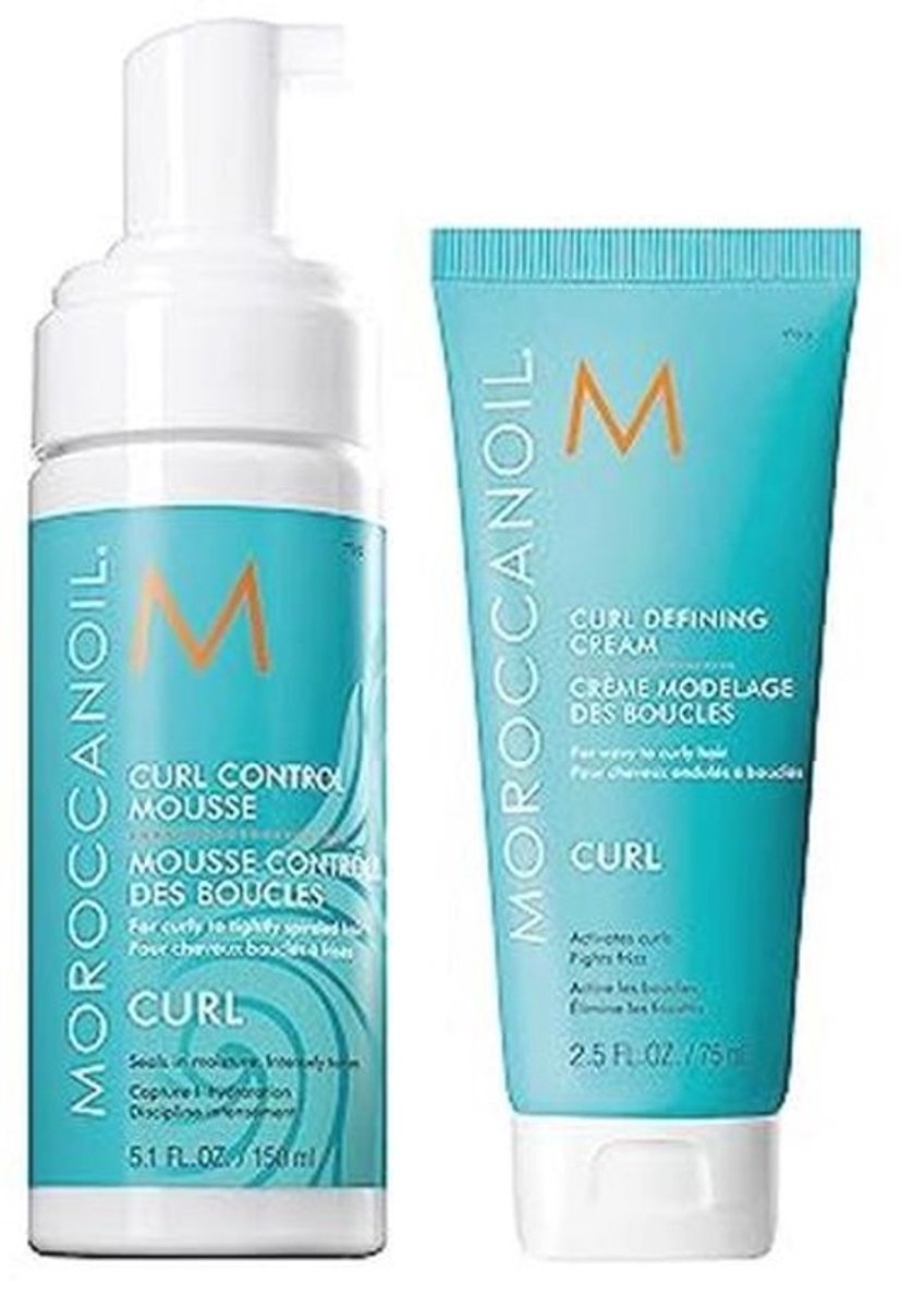 Krullend Haar Controle Mousse en Definiërende Crème Reisset