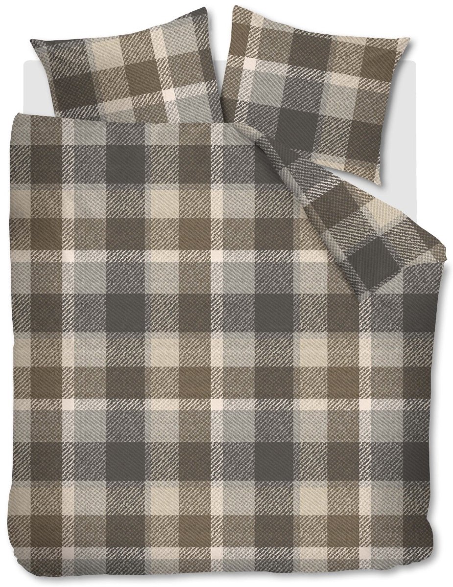 Beddinghouse Trevian Flanel Dekbedovertrek 240x200/220 - Naturel