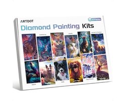 ARTDOT 12 Pack 5D DIY Diamond Art Kits for Adults