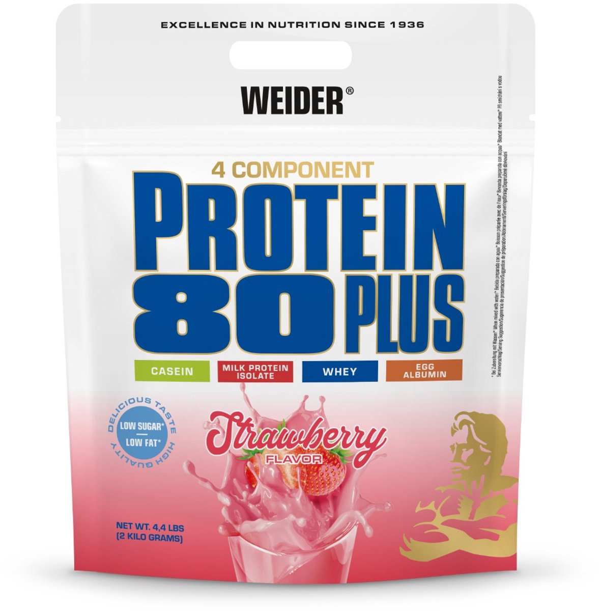 Weider 80 Plus Eiwit 2000 g aardbei