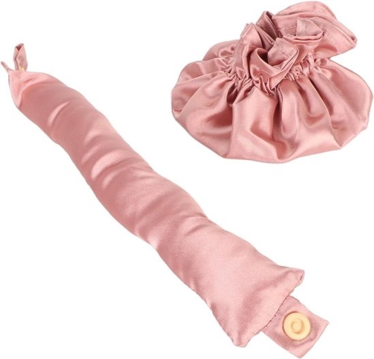 Hitteloze Krulset - Haarkruller Hoofdband - Haar Krullen - Zonder Hitte - Lang Haar - Roze