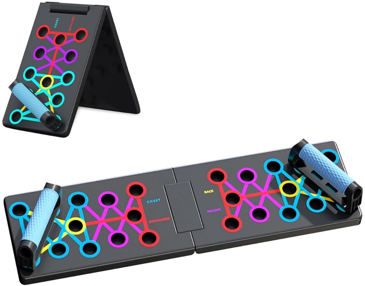 DailySupplies® Push up Bord - Parallettes - Push up Board - 62x19x2 CM