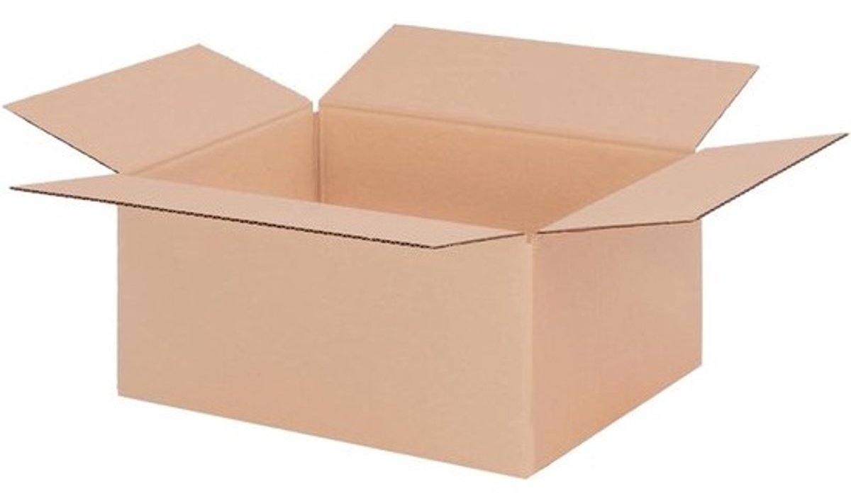 Verhuisdozen Vouwdozen - Verzenddozen Opslagdozen - Verzenden Opslaan - Enkelgolf Karton - 57 x 295 x 29 cm - Bruin