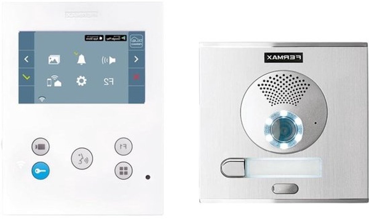Video Intercom Kit - Deur Intercom Systeem - Veilig Huis - Wi-Fi Connectiviteit - 208 Kilogram - Wit