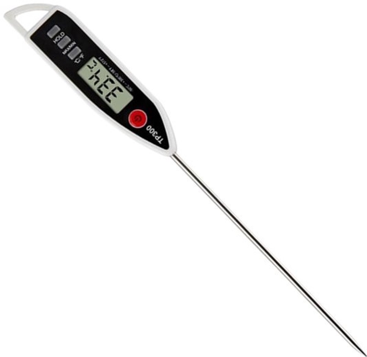 Vleesthermometer Digitaal - Keuken Thermometer - Perfect Gekookt Vlees - Snelle Nauwkeurige Meting - 22.9 cm Lengte - Wit