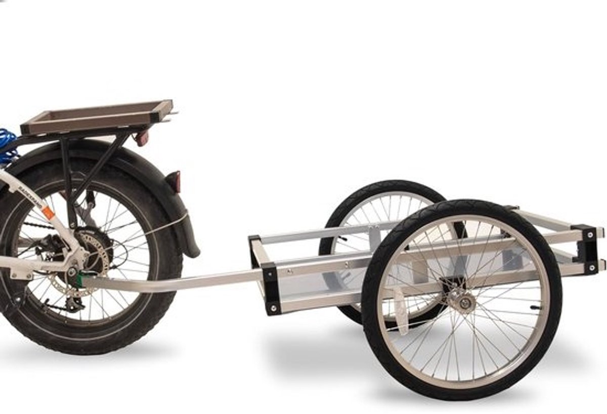 Zware fietskar met platte bak voor lastige klussen