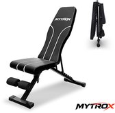 Mytrox Fitnessbank - Halterbank tot 300KG - Verstelbaar en inklapbaar - Geen montage nodig - Licht en robuust