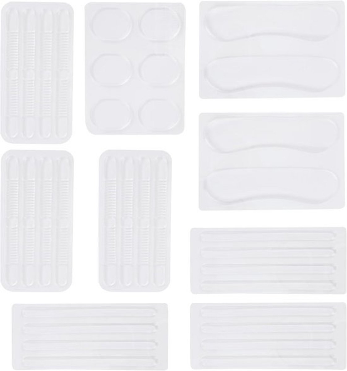 Transparante Zelfklevende Hielgripen - 34-delige Set Gel Pads voor Comfort en Grip in Hakken, Sandalen en Sportse Schoenen