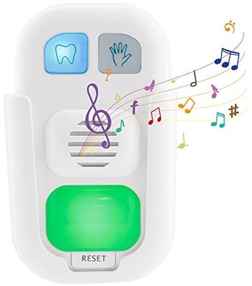 Tandenborstel- en Handwas Timer voor Kinderen met Muziek en LED Licht
