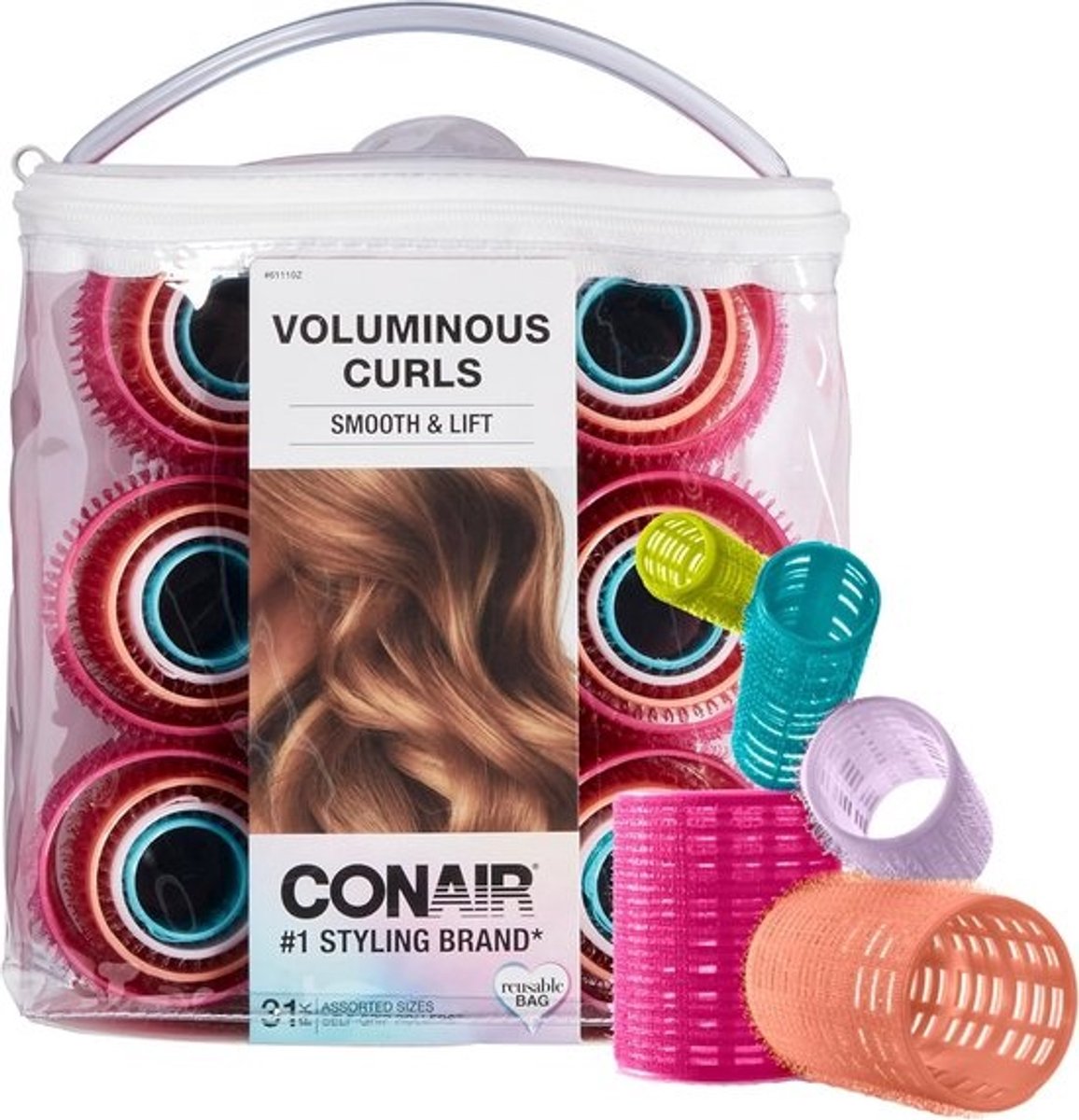 Zelfklevende Haarrollers Set - 31 Stuks voor Volume en Krullen