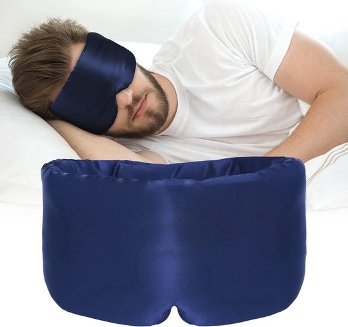 Zijden slaapmasker voor een rustige nachtrust
