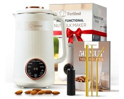 8-in-1 Plantaardige Melkmaker voor Amandel, Soja & Havermelk - Zelfgemaakt met Vertraagde Start en Zelfreiniging