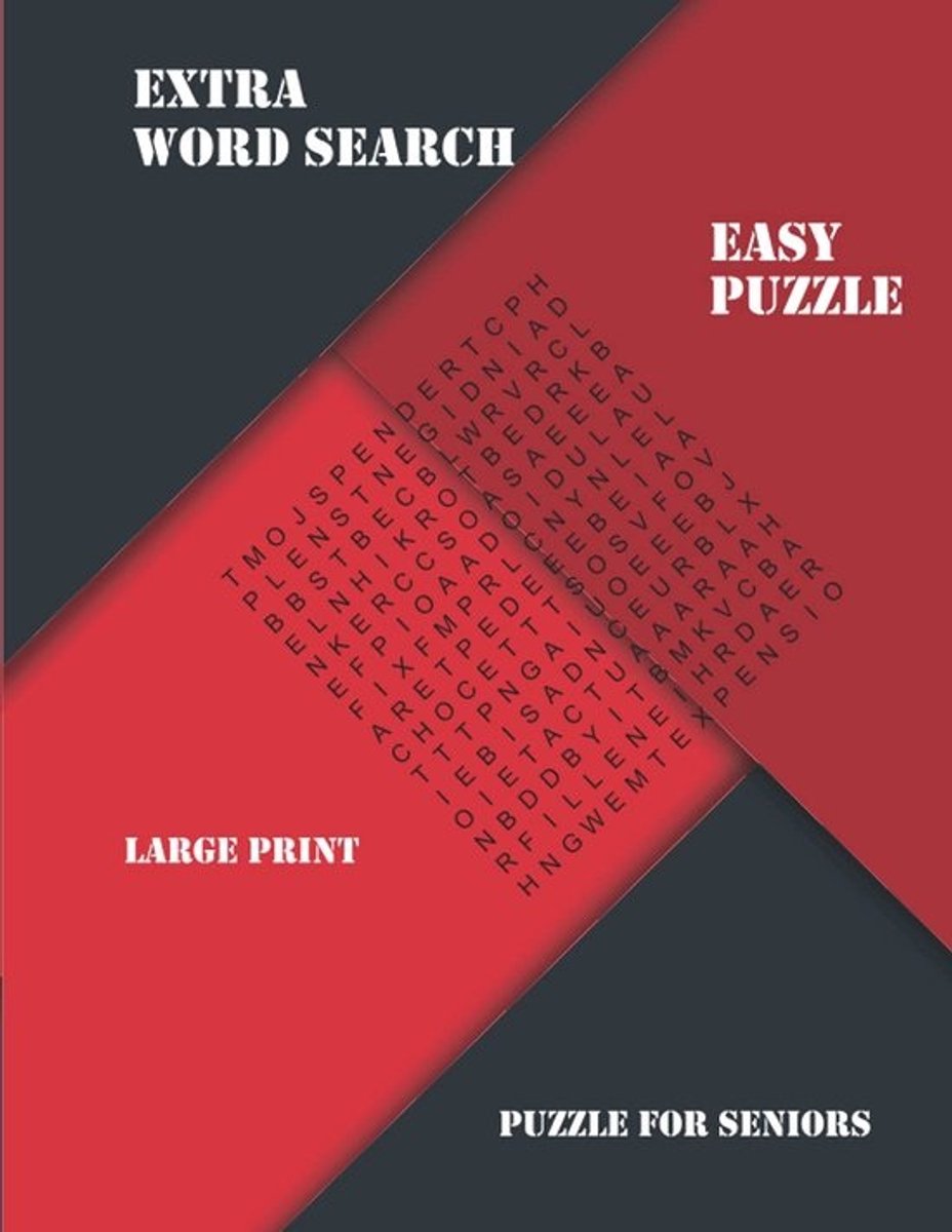 Zeer Makkelijke Zoekplaatjes voor Ouderen – Groot Lettertype, 80 Puzzels