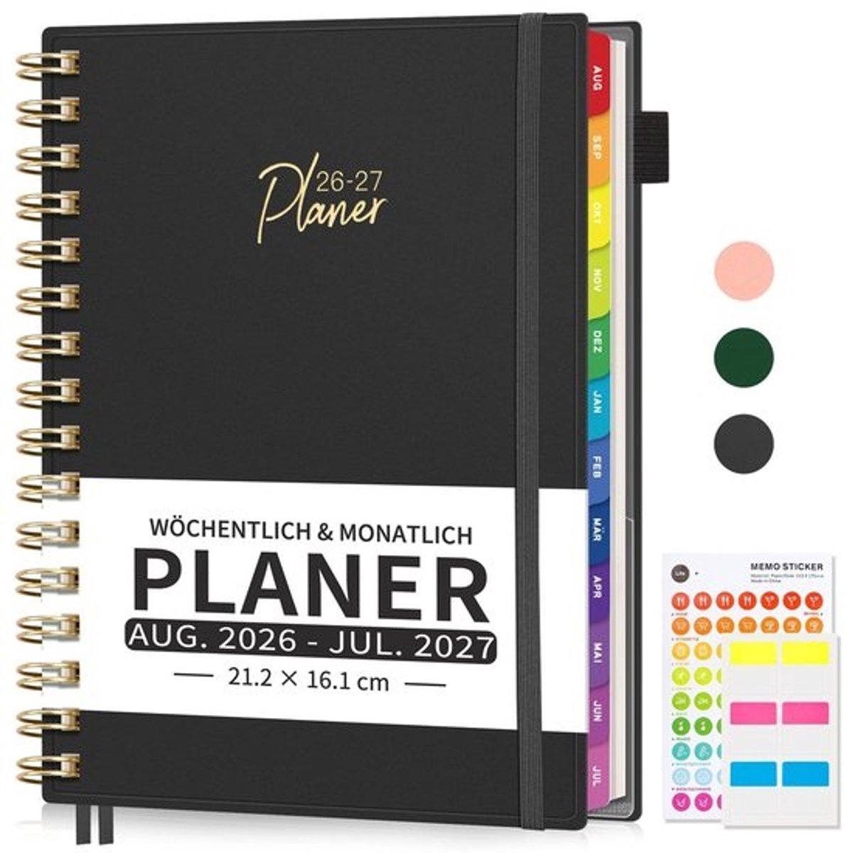 Dailygoods- Afsprakenkalender 2025-2026 - Lerarenagenda - Weekplanner A5 - Afsprakenplanner - Schoolplanner - Notitieboek met 30 minuten intervallen