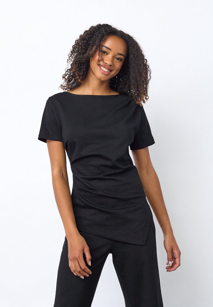 SISTERS POINT VEDA-TOP - Dames shirt - Black - Maat XS