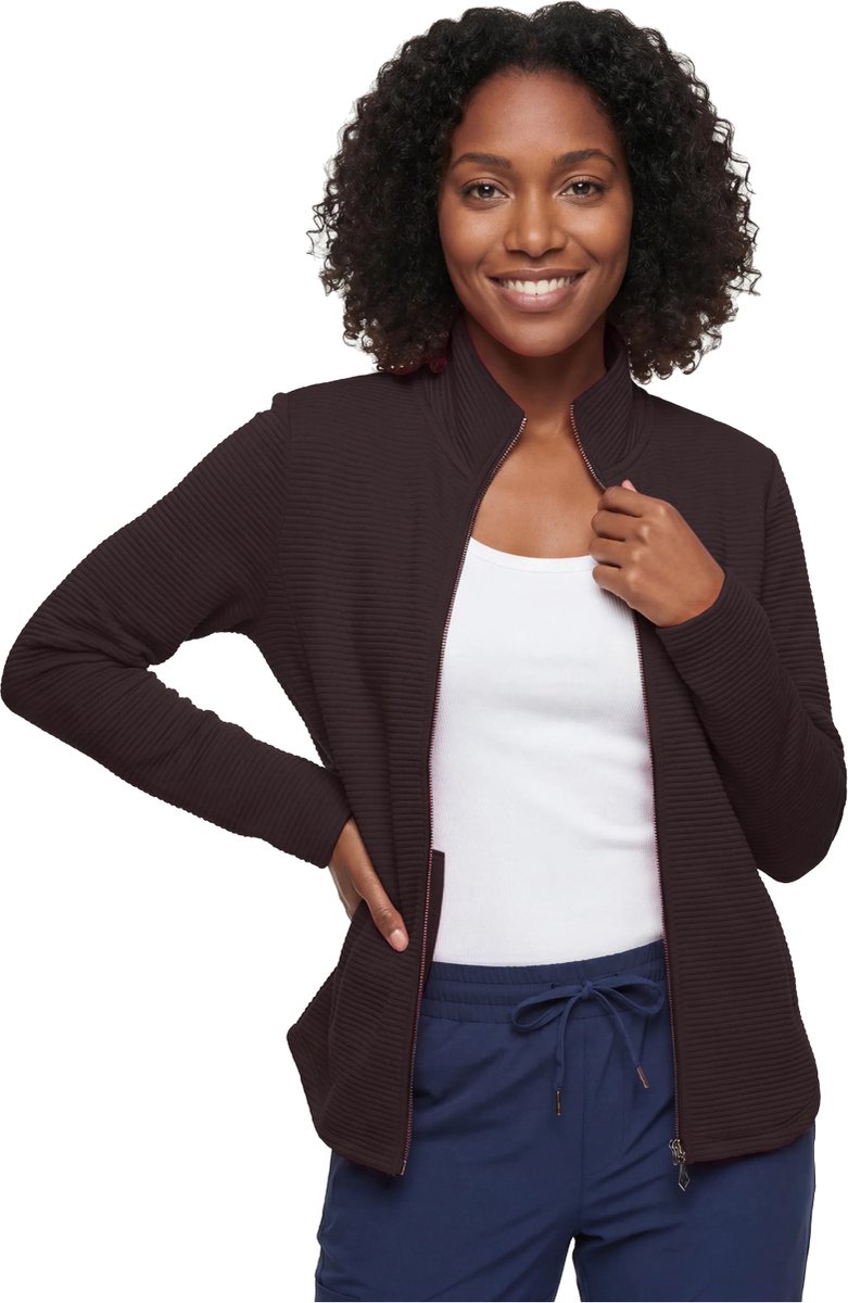 Skechers The Hoodless Hoodie GoWalk Shine Jacket, Vrouwen, Bruin, Sweatshirt, maat: M