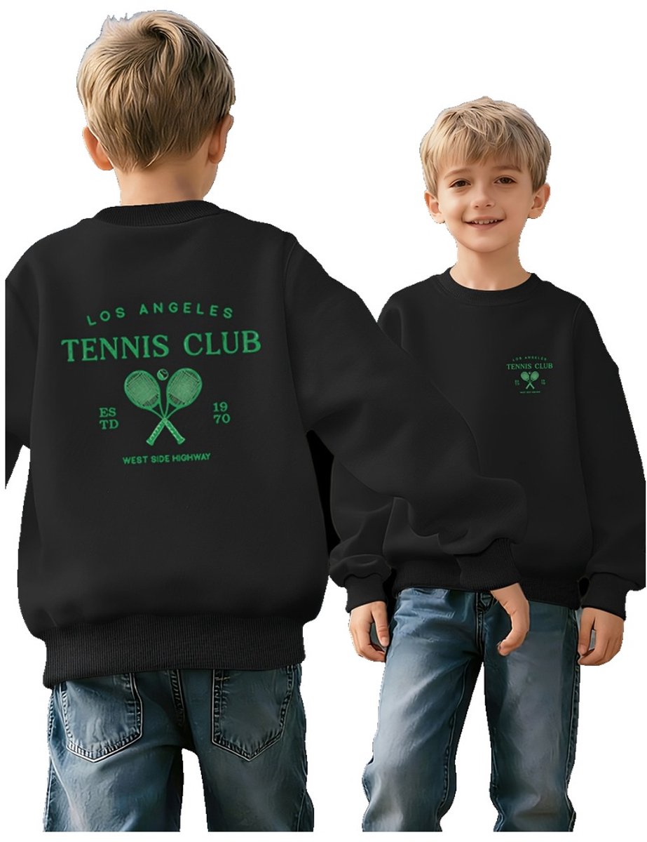 Currero Sweater Jongens Sweaters Sweatshirt Hoodie Warme Trui Pullover Jumper Crewneck Vest 1-2 Jaar Zwart