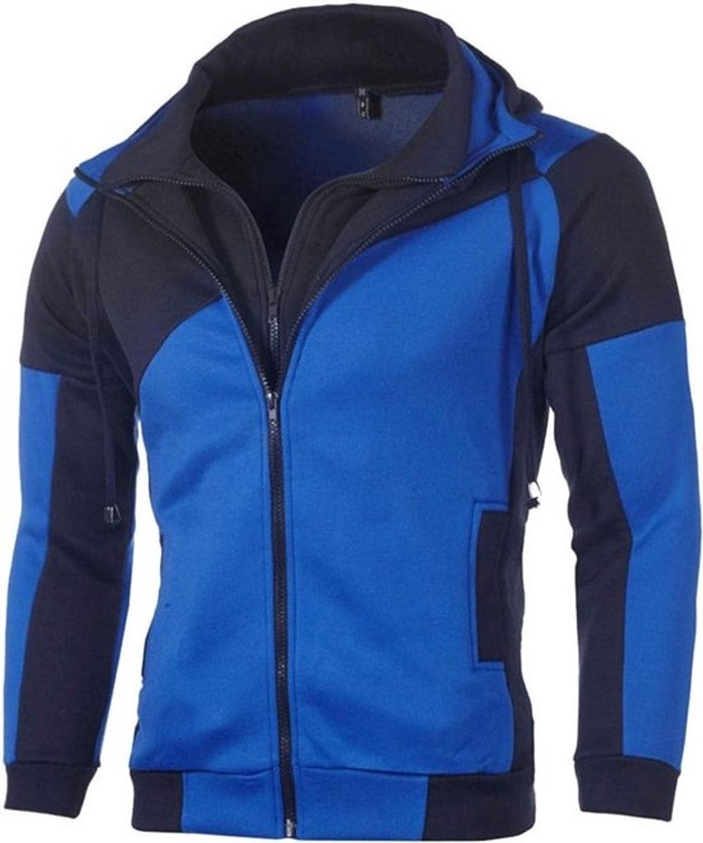 Herentrui met Capuchon en Ritssluiting voor Herfst en Winter