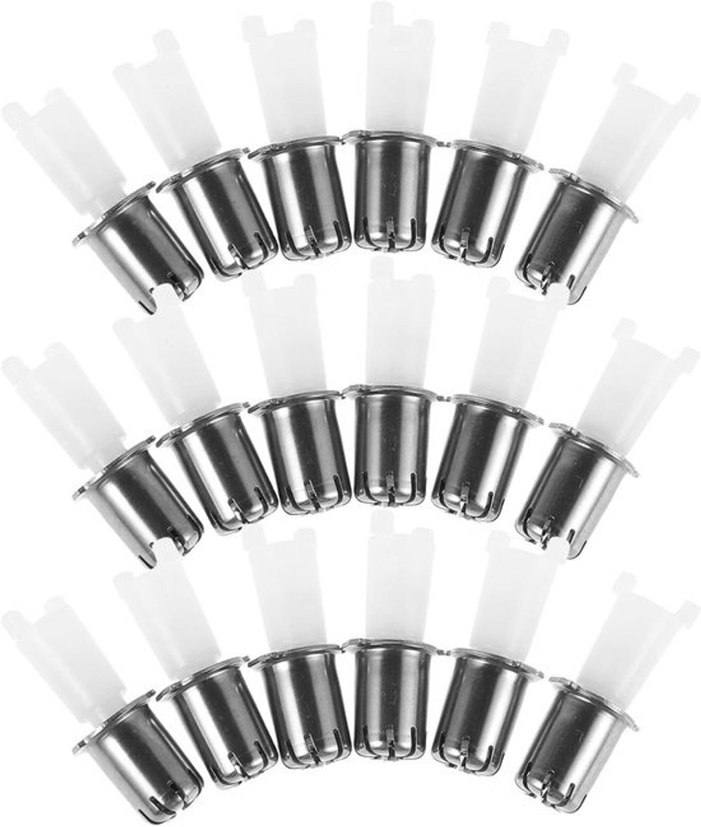 Neushaartrimmer Koppen - Vervangende Scheerkoppen - Hygiënisch Verzorgen - 30 Stuks Pakket - 27 cm - Meerkleurig