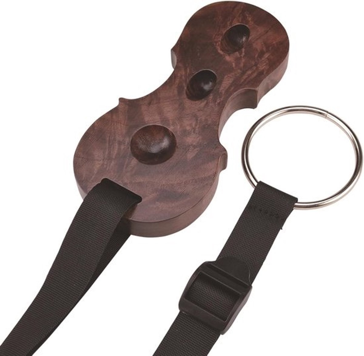 Cello Endpin Stopper - Antislip Houder - Stabiel Spelen - Beschermt Vloer - Universeel - Zwarte Walnoot