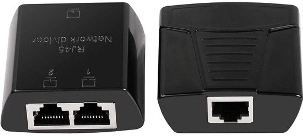 RJ45 Netwerk Splitter 1 naar 2 Ethernet Adapter voor LAN Verlenging