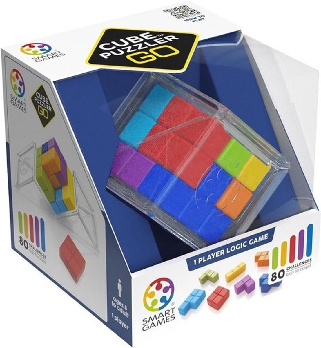 3D Puzzel Spel voor Kinderen 8+ – Educatieve Logica Uitdagingen – 80 Solo Puzzels – Ideaal Cadeau voor Onderweg